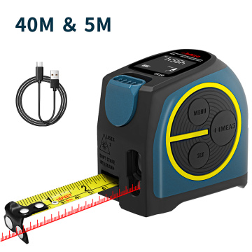 DTAPE DT10 laser distance meter range finder 40M laser tape measure digital retractable 5m laser rangefinder Ruler Survey tool