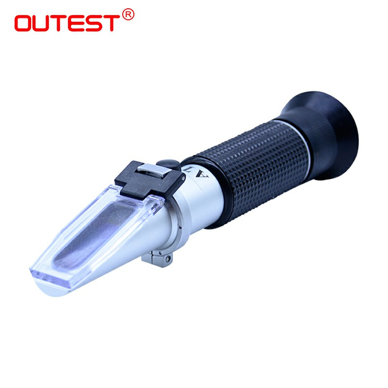 RZ115 Hand held auto refractometer sugar meter fruit sweetness test Baume honey concentration meter 0-80% High Precision