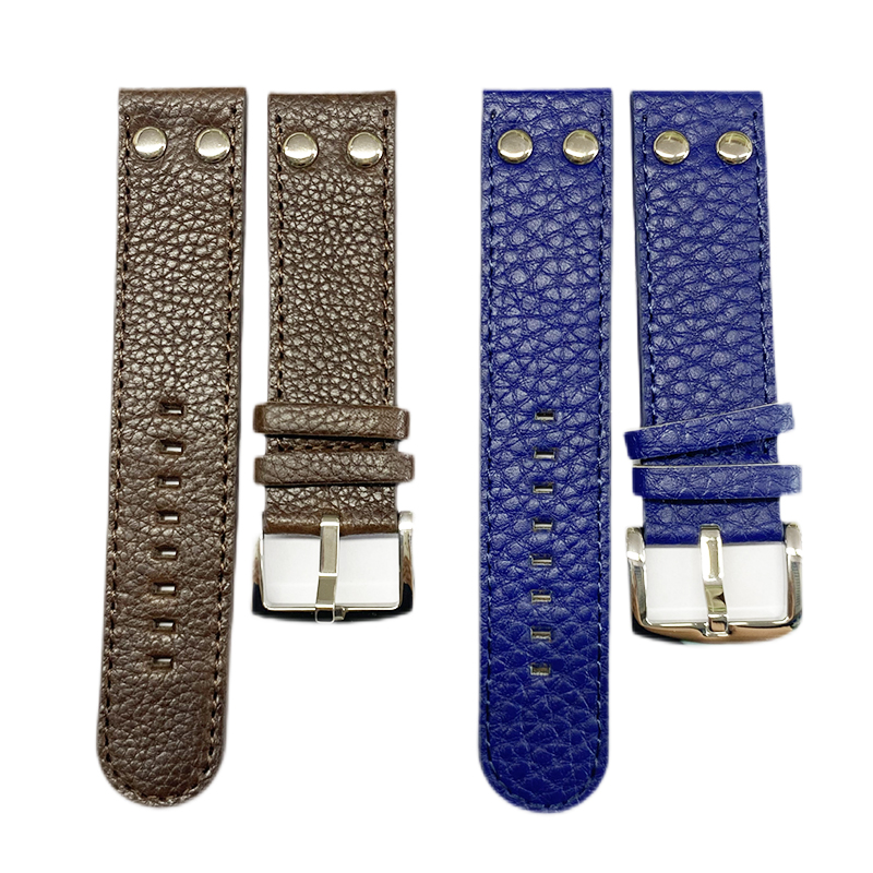 Rivets leather strap