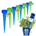 Garden Sprinklers 12Pcs Plant Watering Device Dispenser Automatic Flower Watering Adjustable Drip Irrigation Device Tools
