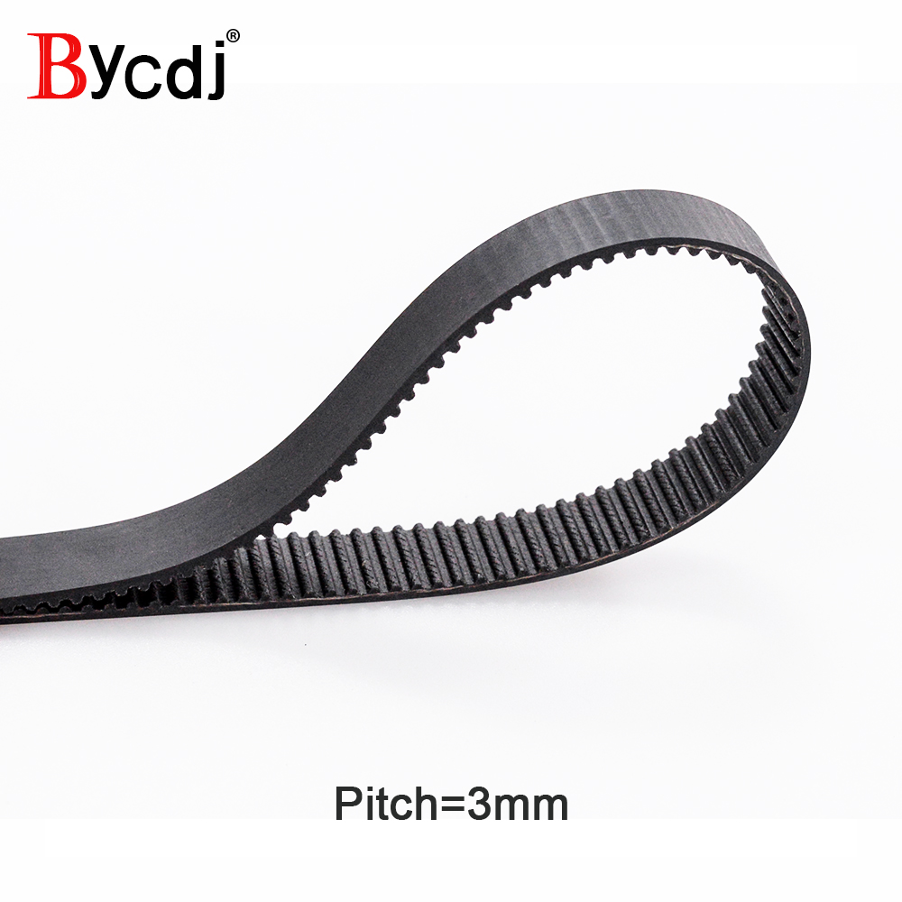 Arc HTD 3M Timing belt C=585 588 597 600 width 6-25mm Teeth195 196 199 200 HTD3M synchronous pulley 585-3M 588-3M 597-3M 600-3M