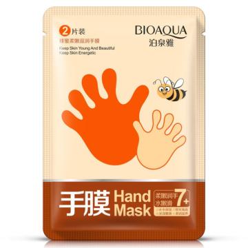 1 pair BIOAQUA Honey Hand Mask Whitening Moisturizing Anti Wrinkle Smoothing Remove Hard Dead Skin Hand Spa Skin Care