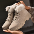 Winter Add Cotton Women Fashion Casual Shoes Cold Protection Keep Warm Women Sneakers Shoes Outdoor High Top Women Cotton Shoes