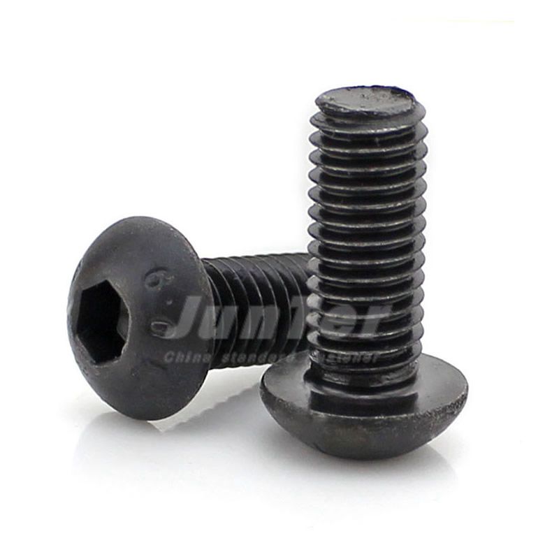 300pcs M3(3mm) Black Alloy Steel High Tensile Allen Bolts Hex Button Flat Socket Head Cap Screws With Washer Assortment