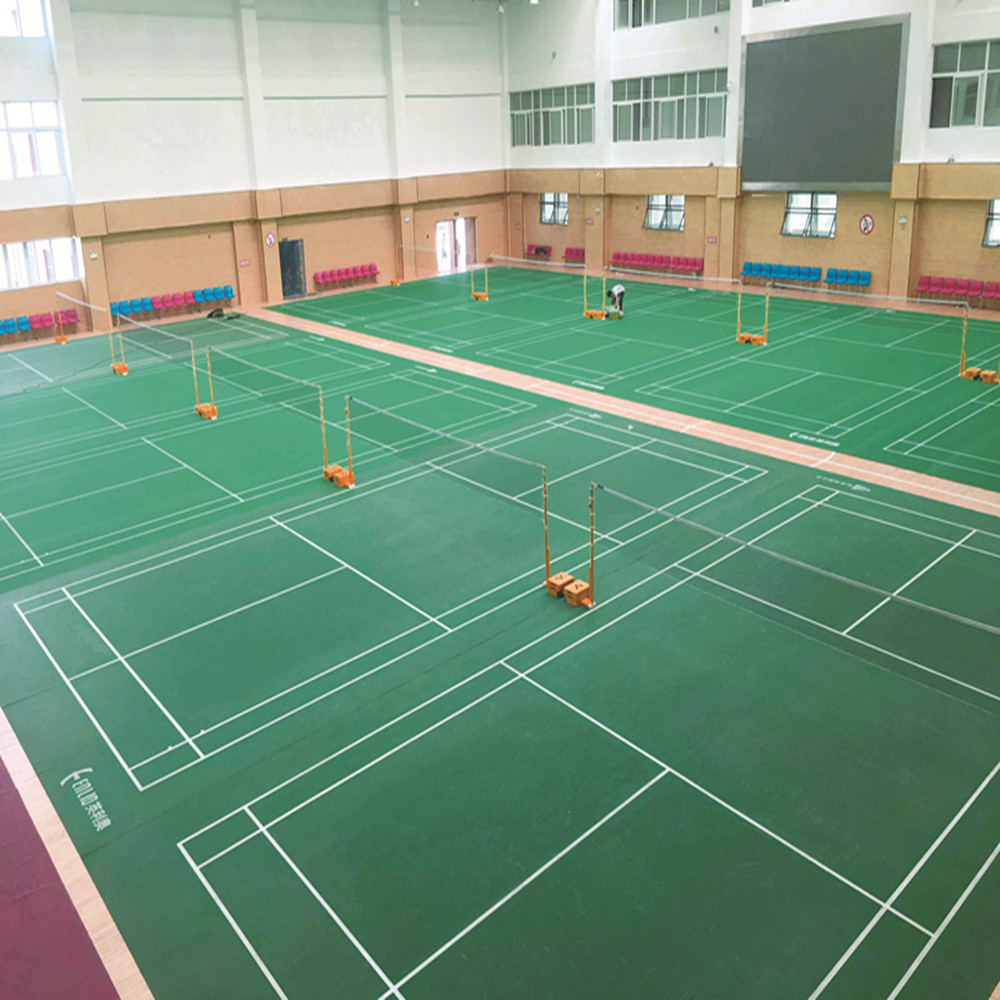 SYNTHETIC PVC BADMINTON COURT MAT