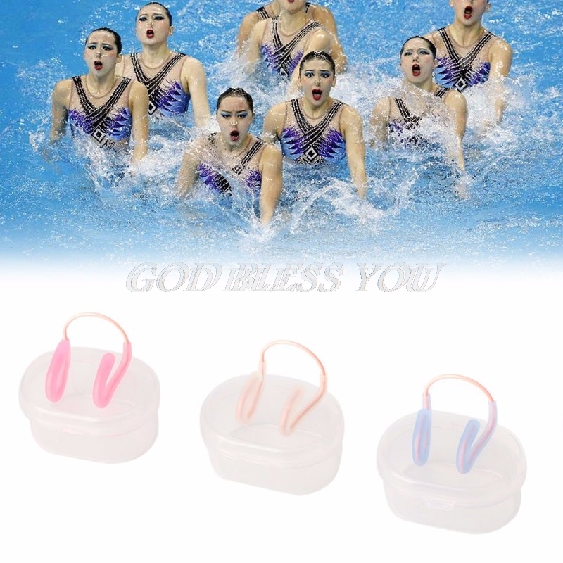 1PC Universal Swim Training Waterproof Soft Silicone Swimming Nose Clip Plug Hot Sale High Quality Drop Shipping