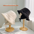 USPOP New Winter hats Suede lamb wool thickened warm ear protection bucket hat Cute Panama Hats