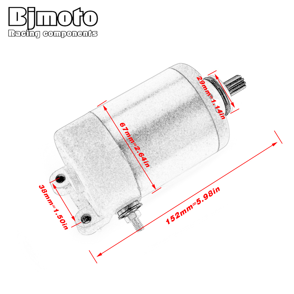 Starter 31200-KS4-018 31200-KM1-008 Electrical Engine Starter Motor For Honda CH250 ELITE1985-1988 For Spring 250 CF250 Moto