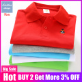 High Quality 100% Cotton 2019 New Fashion Kids Polo Shirts Children Turn-down Collar Boys Girls Children Short Sleeve Clothes
