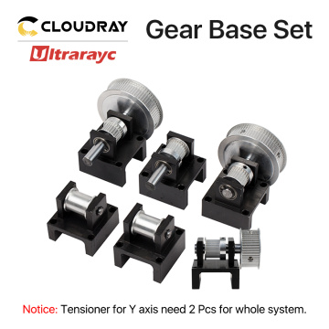 Smartrayc Gear Base Set Machine Mechanical Parts for Laser Engraving Cutting Machine