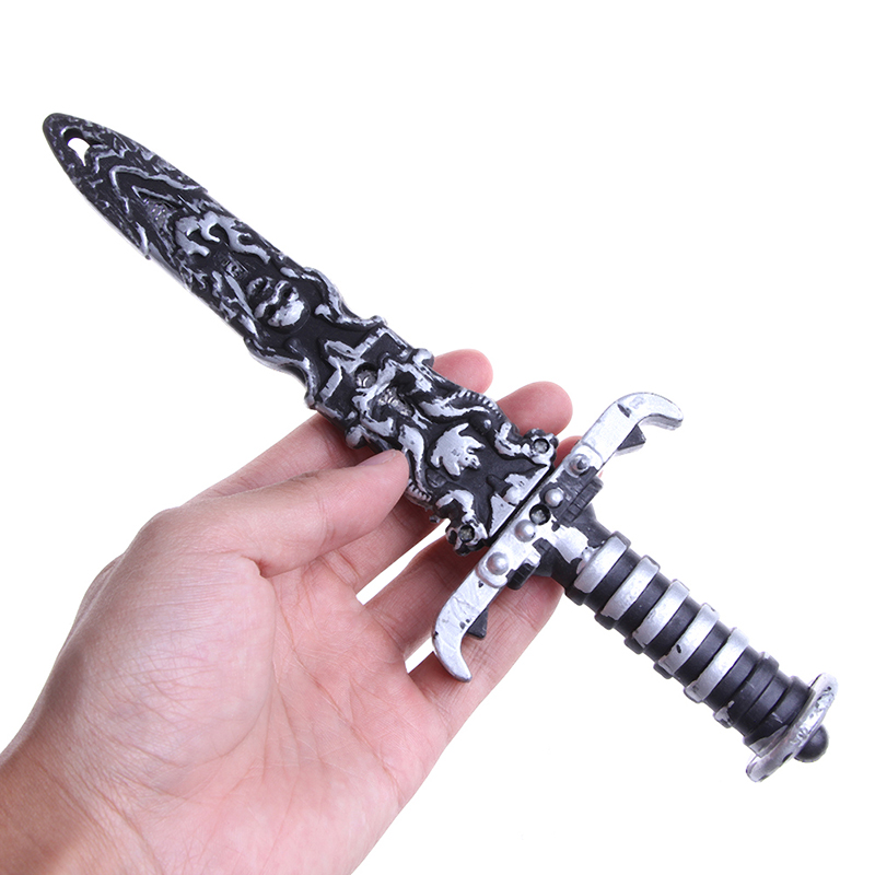 Hot Plastic Pirate Swords DIY Halloween Party Supplies Toy Sword Small Phoenix Knife Toy Pirates Dagger for Kids Cosplay Decor