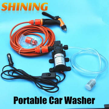 12V Power Car Electric 60W High Pressure Pump Car Washer Portable Car Wash Pump Washing Machine Garden Pump Lavador de coches