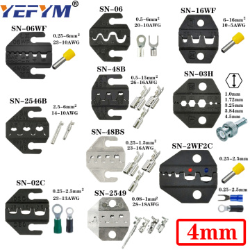 SN crimping pliers jaw 06WF / 2546B / 02C / 06 / 48B / 48BS / 2549 / 16WF / 03H / 2WF2C, terminal crimping mini tool