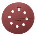 25 Pcs/set 8 Hole Polishing Sandpaper Sanding Sander Discs 800 1000 1200 1500 2000 Grits For Mix Orbital Sander