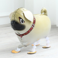 1pc 4D Walking Dog Balloons Animal Pet Assembling DIY Cartoon Husky Foil Balloons Kids Toys Boys Birthday Party Decor Globos