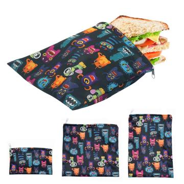 3pcs/set Reusable Food Storage Bags Leakproof Freezer Bag Reusable Sandwichs Bags Snack Bag Lunch Bread Bag for Food Storage New