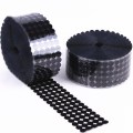 10/15/20/25/30mm Self Adhesive Fastener Tape Hook Loop Strong Glue Magic Sticker Disc White Black Coins Hook Loop Tape Home Use