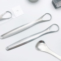 1PC High quality Tongue Scraper Stainless Steel Oral Tongue Cleaner Scraper Medical Mouth Brush Reusable Fresh Breath Maker Tool