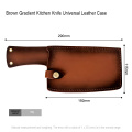 Kitchen Knife Storage Butcher Knife Bag Chinese Knife Edge Guards Case Leather Covers Kitchen Accessories Outdoor Camping Tool