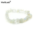 WarBLade Irregular Natural Gem Stone Bracelet Crystal Stretch Chip beads Nuggets Bracelets Bangles Quartz Wristband For Women