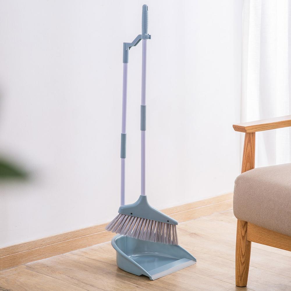 1Set Household Cleaning Tools Plastic PP Broom Combination Quality Soft Hair Clean Dustless Broom Dustpan Suit Tool