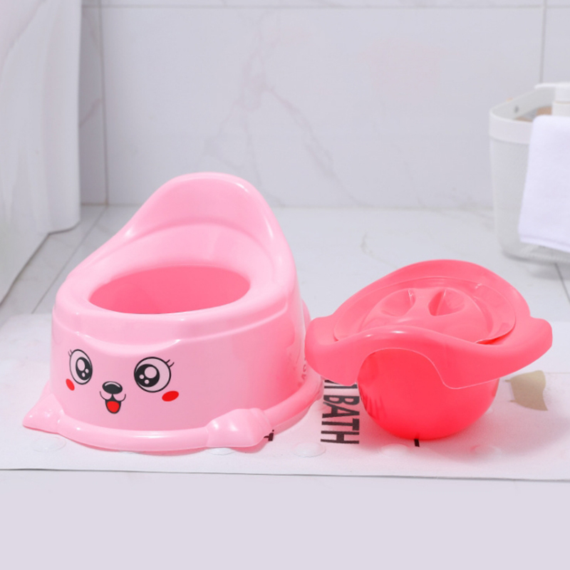 Cute Increase Size Baby Potty Toilet Training Chair with Removable Storage Lid Easy Clean