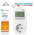 HESSWAY TUYA 16A 3KW WIFI thermostat smart plug EU for electric floor heating