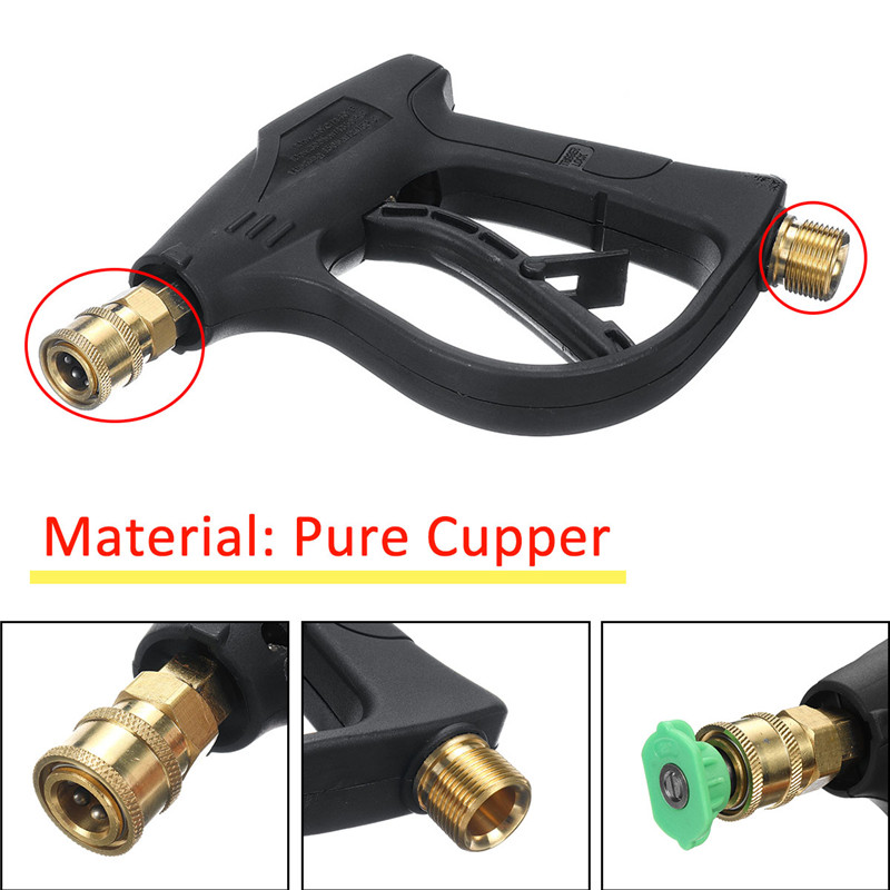 3000PSI High Pressure Water Guns Quick Connection Adapter Car Washing Guns Pressure Water Jet Cleaning Tools Car Washer Guns