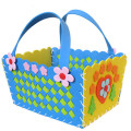 EVA Handmade Woven Paste Basket Childen Toy DIY Handicrafts Girl Gifts Sticky Kindergarten Material Kids Crafts Toys