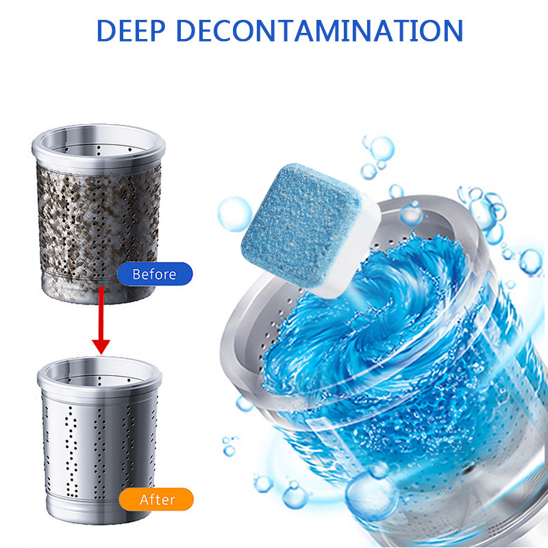 Hot Sale Washing Machine Cleaner Effervescent Tablet Deep Descaler Cleaning Detergent Multifunctional Home Laundry Accessories
