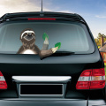 New Sloth Waving Wiper Decals PVC Rear Window Wiper Stickers Rear Windshield Stickers for Auto Products Car Stickers And Decals