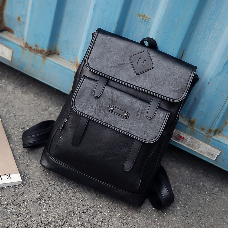 Man Women Travel Laptop Backpack For Macbook Air Pro 11 12 13 15 Xiaomi Lenovo PU Notebook Backpack Computer School Backbag