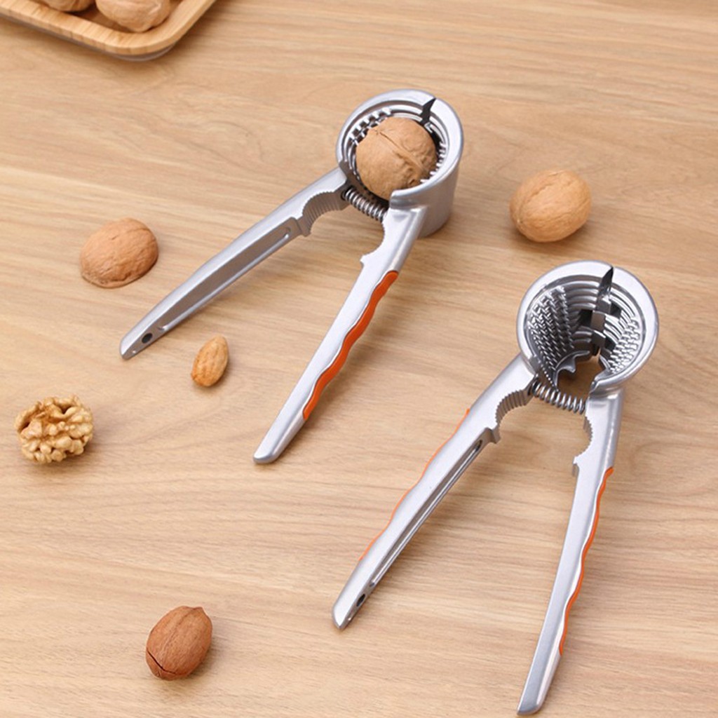 Multifunction Chestnut Clip Nut Cracker Opener Sheller Walnut Pliers Metal Cutte Walnut Clamp Multifunctional Nut Opener