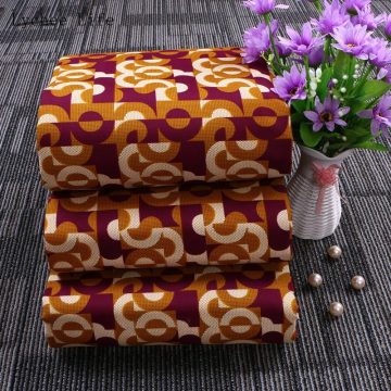 Lychee Life 1Yard Ankara African Wax Print Fabric Vintage Flower Tissu Real Wax Print Fabric Nigerian Patchwork Crafts