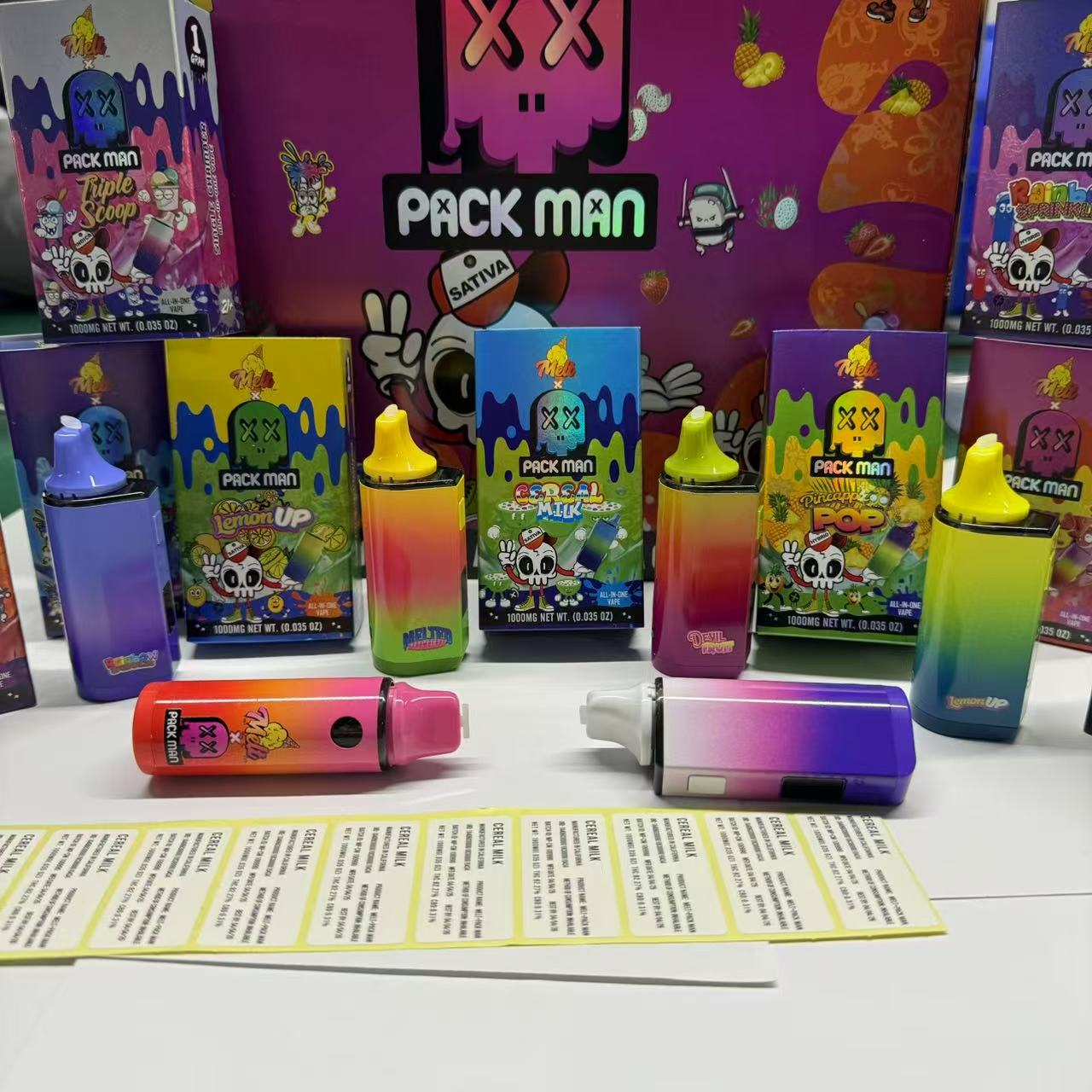 Packman thc cbd oil vape