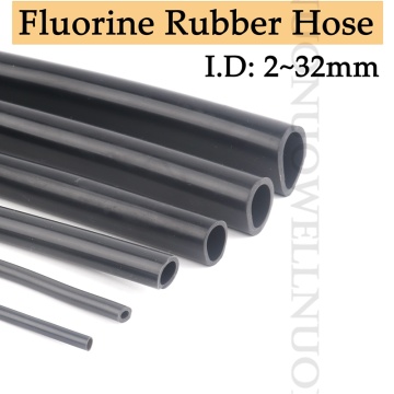 100cm I.D 2~12mm Fluororubber Hose Fluorine Rubber Gasoline Resistant Engine Tank Hose Flexible Air Pump Soft Rubber Hose