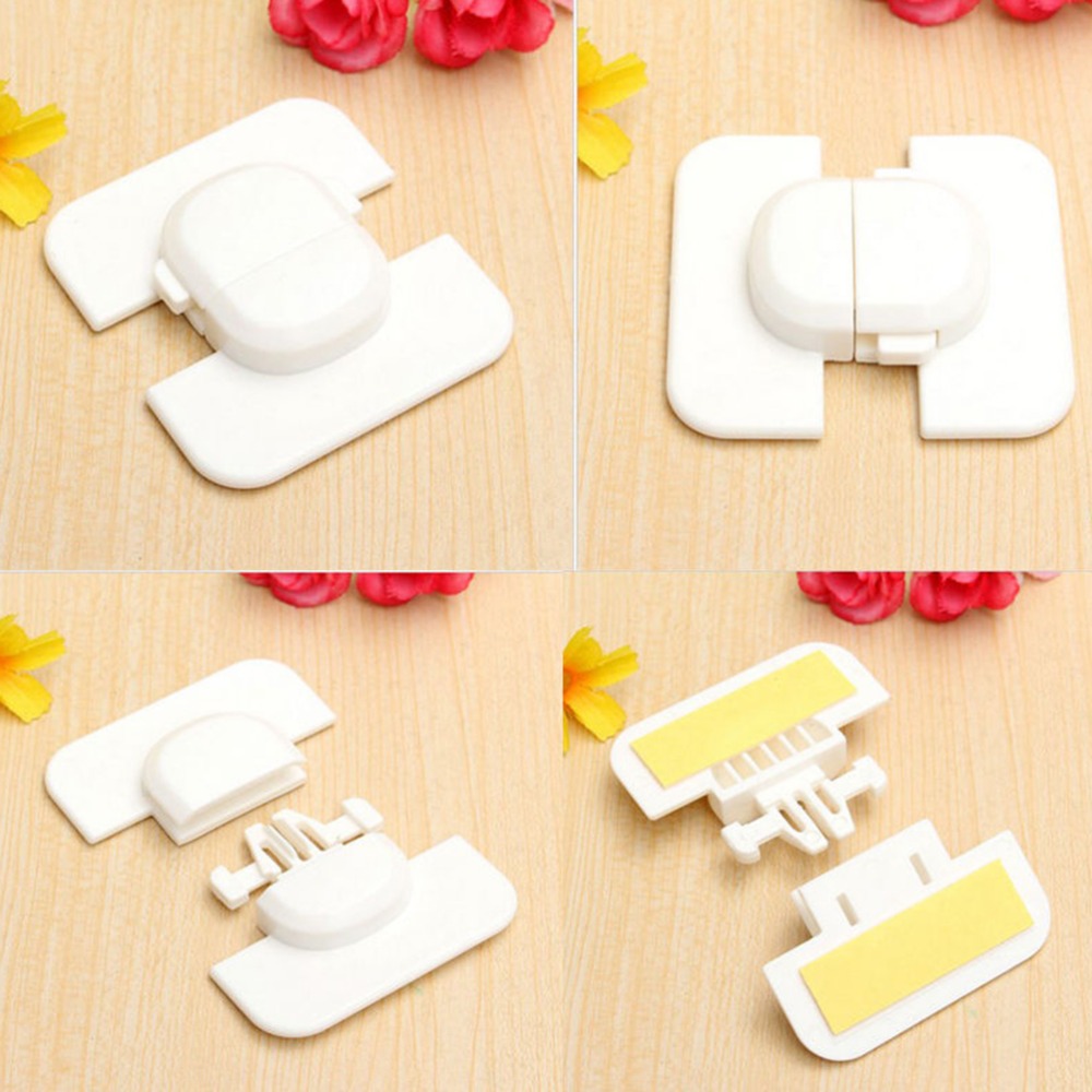 1PCS Cabinet Door Drawers Refrigerator Toilet Safety Plastic Lock For Child Kid Baby Safety Lock Cabinet Locks