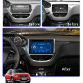 2 Din Car Radio For Peugeot 2008 208 Multimedia system 2012 - 2018 GPS Navigation Head unit Android WIFI FM rear camera