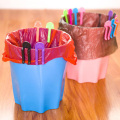 Basupply 6Pcs/lot Colorful Plastic Garbage Bag Clips Fixed Waste Bin Bag Rack Rubbish Holder Trash Can Clamp Kitchen Gadgets