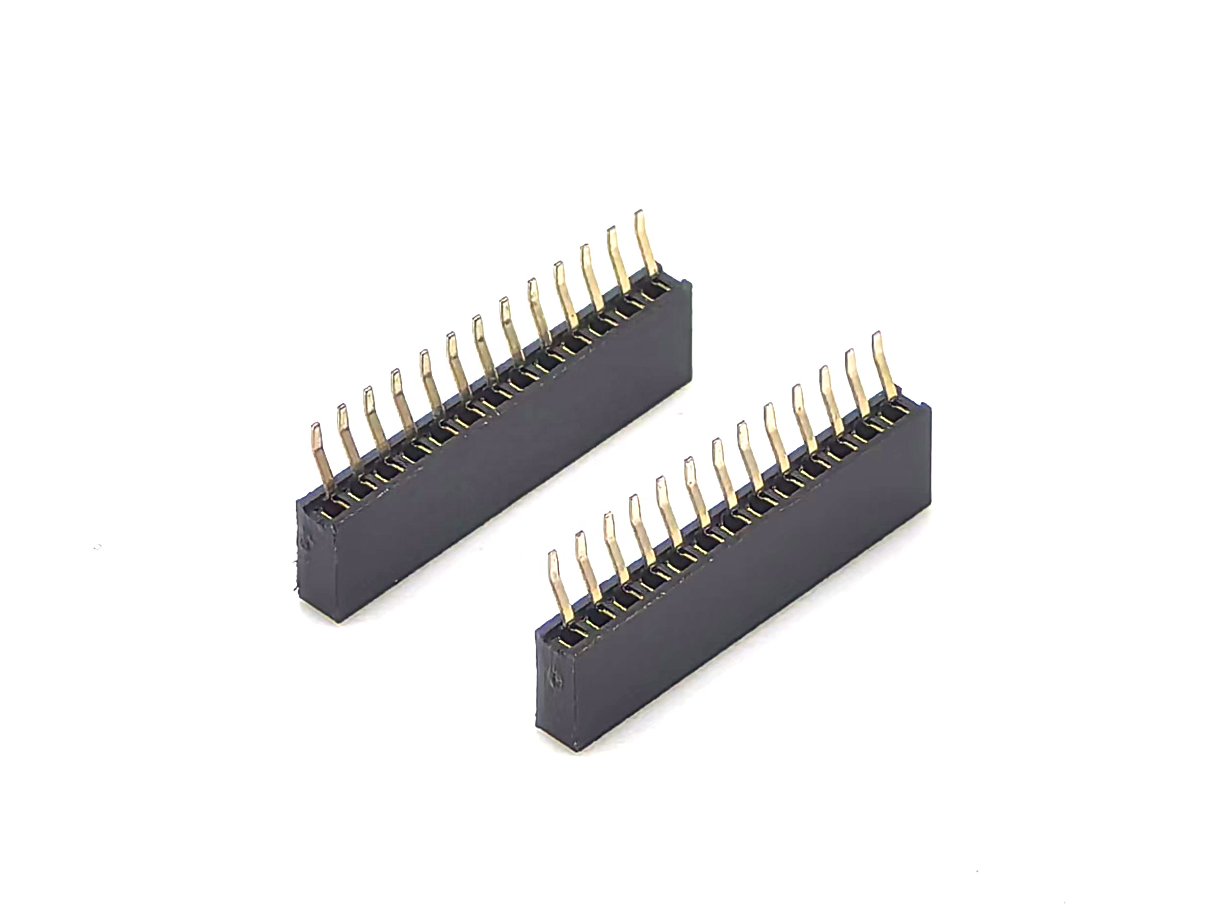 1.27mm female header right angle smt