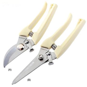 Garden Pruning Shear Spring Grafting Scissors Carbon Steel Tree Pruner Cut Orchard Plant Scissors Branch Pruner Trimmer Tool