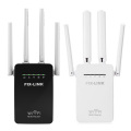 PIXLINK 300Mbps Wireless Routers WiFi Signal Repeater Extender/AP/Router Mode Mini Home Long Rang 4 External Antennas Easy Setup