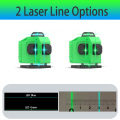 16 Lines Laser Level Powerful 3D Self-Leveling Horizontal&Vertical Cross Lines 360 Degrees Rotary Adjustment