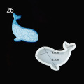 QIAOQIAO DIY Clear Silicone Mold DIY Animal Pendant Necklace Jewelry Mould Hair Accessories Resin Craft Tool