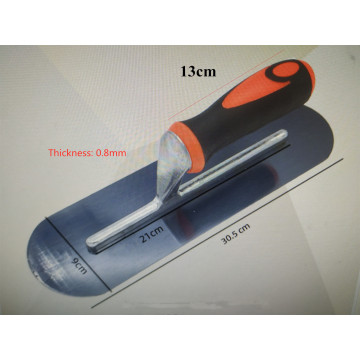 30.5x9cm Integrated Round Head, Carbon Steel Blade, Plastic Handle, Plaster Trowel, Construction Concrete Spatula drywall Tool