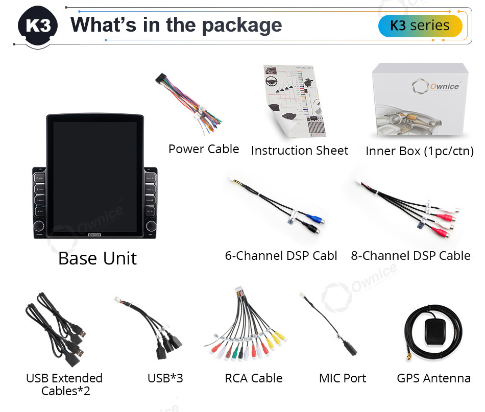 Ownice Octa 8Core Android 10.0 Car Radio forMitsubishi Triton L200 2015 - 2020 GPS 2 Din Multimedia Stereo Player Tesla Style