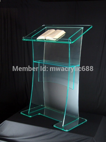 pulpit furniture Free Shipping High Quality Fruit Setting Modern Design Cheap Clear Acrylic Lectern acrylic podium plexiglass