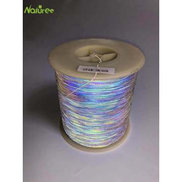 0.5mm*4000Meters Highlight Reflective Fabric Silk Colorful Reflective Knitting Thread for DIY Clothes