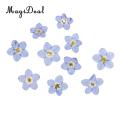 20pcs Artificial Forget-me-not Flowers Simulation Pressed Dried Flowers Embellishments for Art DIY Craft Jewelry Card Making