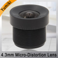 Yumiki 3MP 4.3mm Lens 1/2.7" IR Micro-Distortion F2.5 M12 lens for Gopro /for SJCAM SJ7 Camera cctv lens with IR filter 650nm